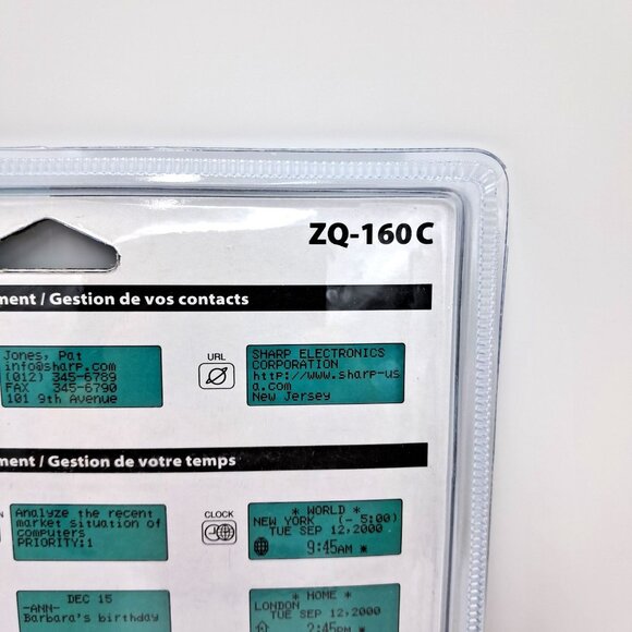 Sharp ZQ-160C   128KB Electronic Organizer With Backlight -NOS - Picture 3 of 5